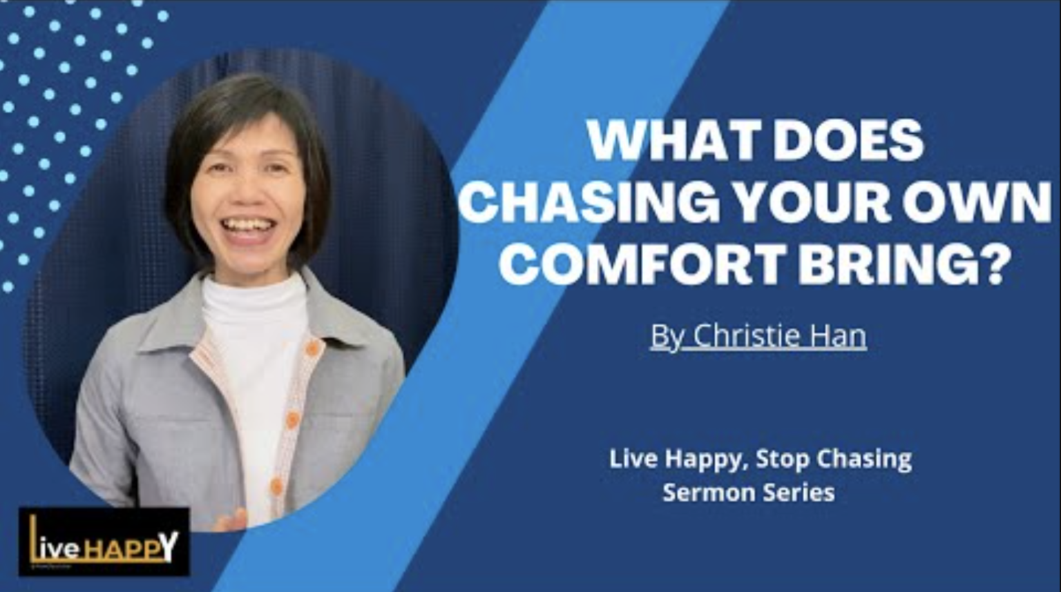 Sermon_Chasing own comfort